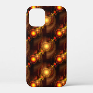 Gold Modern Boho Elegant Abstract Art Pattern #501 iPhone 12 Mini Case