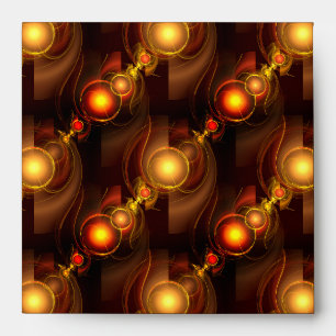 Gold Modern Boho Elegant Abstract Art Pattern #501 Envelope