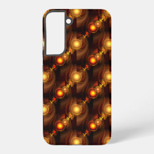 Gold Modern Boho Elegant Abstract Art Pattern #501 Samsung Galaxy S22+ Case