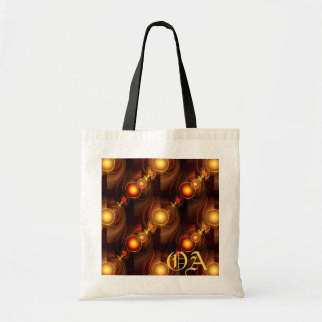 Gold Modern Boho Elegant Abstract Art Pattern #501 Tote Bag (Front)