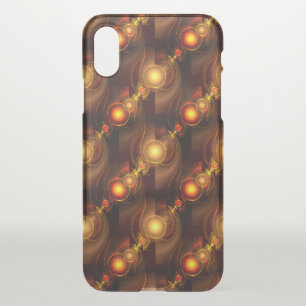 Gold Modern Boho Elegant Abstract Art Pattern #501 iPhone X Case