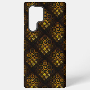 Gold Modern Boho Elegant Abstract Art Pattern #502 Samsung Galaxy S22 Ultra Case