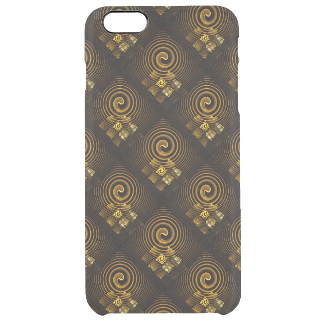 Gold Modern Boho Elegant Abstract Art Pattern #502 Uncommon iPhone Case (Back)