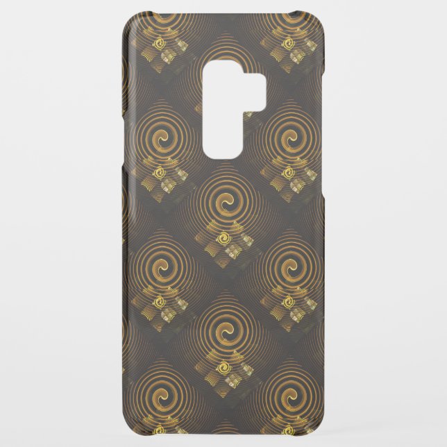 Gold Modern Boho Elegant Abstract Art Pattern #502 Uncommon Samsung Galaxy Case (Back)