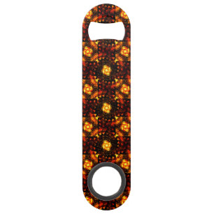 Gold Modern Boho Elegant Abstract Art Pattern #506 Bar Key