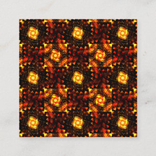 Gold Modern Boho Elegant Abstract Art Pattern #506 Enclosure Card