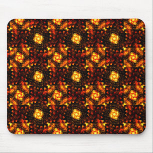 Gold Modern Boho Elegant Abstract Art Pattern #506 Mouse Pad