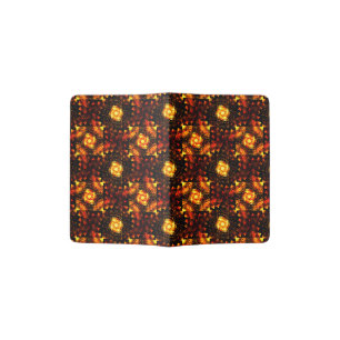 Gold Modern Boho Elegant Abstract Art Pattern #506 Passport Holder