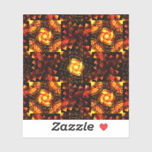 Gold Modern Boho Elegant Abstract Art Pattern #506 Sticker