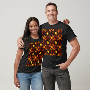 Gold Modern Boho Elegant Abstract Art Pattern #506 T-Shirt