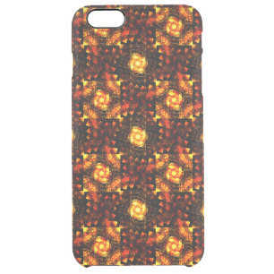 Gold Modern Boho Elegant Abstract Art Pattern #506 Clear iPhone 6 Plus Case