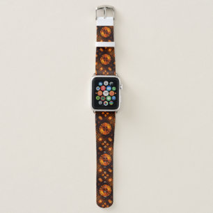 Gold Modern Boho Elegant Abstract Art Pattern #507 Apple Watch Band