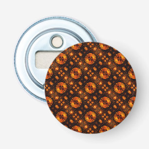 Gold Modern Boho Elegant Abstract Art Pattern #507 Bottle Opener