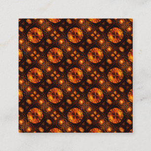 Gold Modern Boho Elegant Abstract Art Pattern #507 Enclosure Card