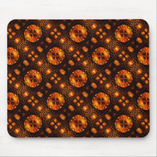 Gold Modern Boho Elegant Abstract Art Pattern #507 Mouse Pad