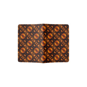 Gold Modern Boho Elegant Abstract Art Pattern #507 Passport Holder