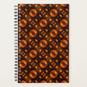 Gold Modern Boho Elegant Abstract Art Pattern #507 Planner