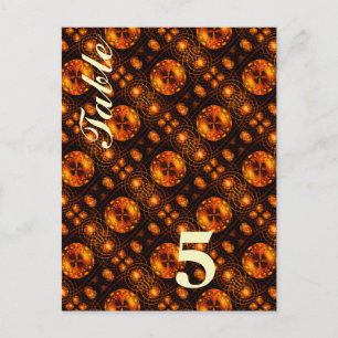 Gold Modern Boho Elegant Abstract Art Pattern #507 Postcard