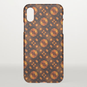 Gold Modern Boho Elegant Abstract Art Pattern #507 iPhone X Case