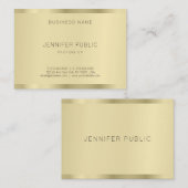 Gold Modern Minimalist Template Elegant Simple Business Card | Zazzle