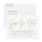 Gold Modern Save the Date