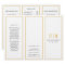 Gold Monogram Elegant Business Trifold Brochure