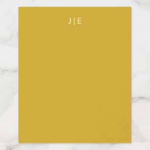 Gold Monogram Envelope Liner