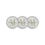 Gold Monogram Initial and Name Personalized Golf Ball Marker