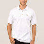 Gold Monogram Initial and Name Personalized Polo Shirt