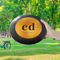 Gold monogram initials name minimalist