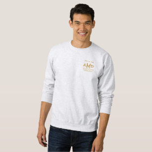 Gold Monogram Personalized Business Sweatshirt