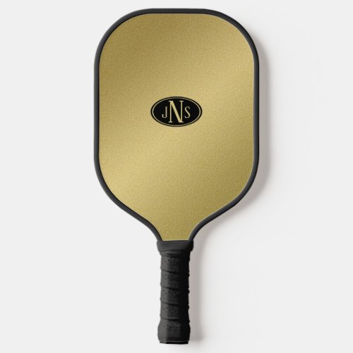 Gold Monogram Pickleball Paddle