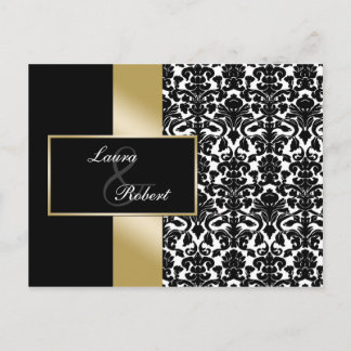 gold monogram ThankYou Cards