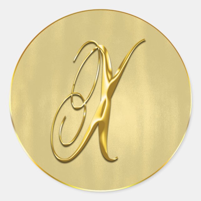 Gold Monogram X Seal (Front)