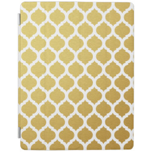 Gold Moroccan Pattern iPad Case