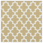 Gold Moroccan Print Fabric