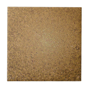 Gold Mosaic Pattern Ceramic Tile