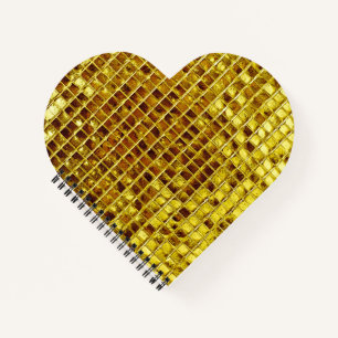 Gold Mosaic Tiles Elegant Modern Luxury Notebook