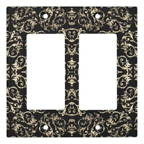 Gold Mother Of Pearl Pattern   Light Switch Cover