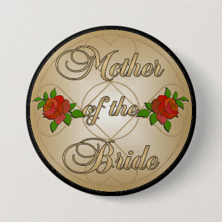 Gold Mother of the Bride (MoB) Button