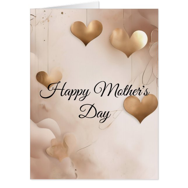 Gold Mother's Day Card (Front)