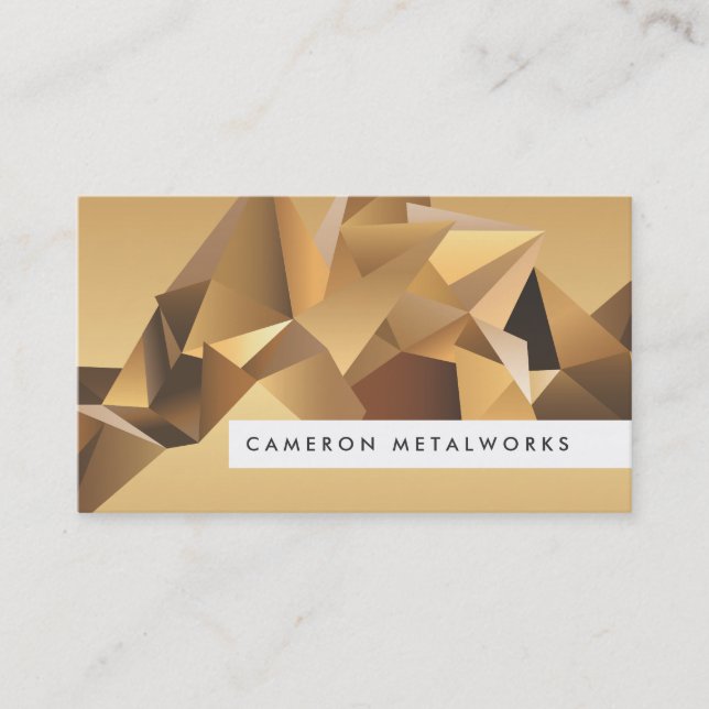 GOLD MOUNTAIN Designer Business Card (Front)