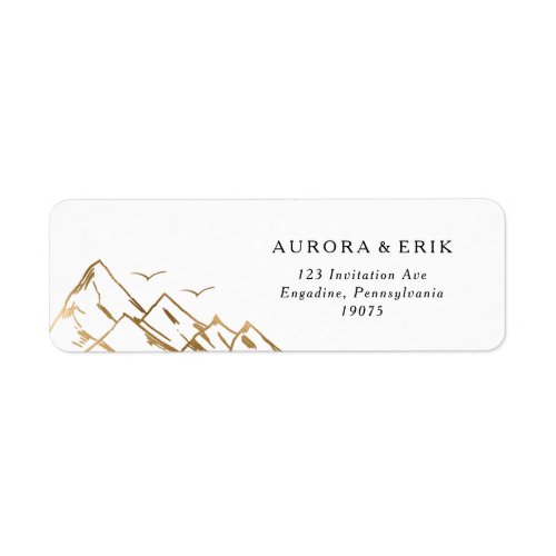 Gold Mountain Return Address Label