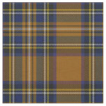 Gold multi color, blue, purple yellow stripe plaid fabric
