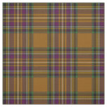 Gold multi color, green,purple yellow stripe plaid fabric
