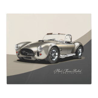 Gold Muscle Metal Print