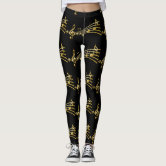 Piano Musical Keys Digital Print Statement Legging Pants for Women – DOTOLY