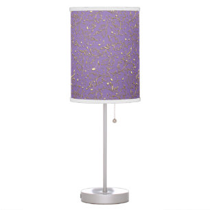 Gold Music Notes On Lavender Or Any Color Lamp