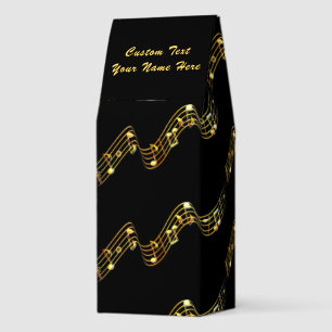 Gold Musical Notes Roasted Coffee with Custom Text