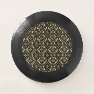 Gold n Brown Geometric Pattern / Indian Print Wham-O Frisbee